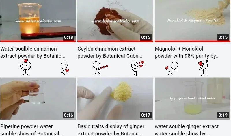 আমাদের জল দ্রবণীয় পণ্য প্রদর্শন সংগ্রহ